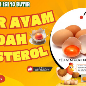 Telur Ayam Rendah Kolesterol – Sehat, Alami, dan Berkualitas Premium 🥚